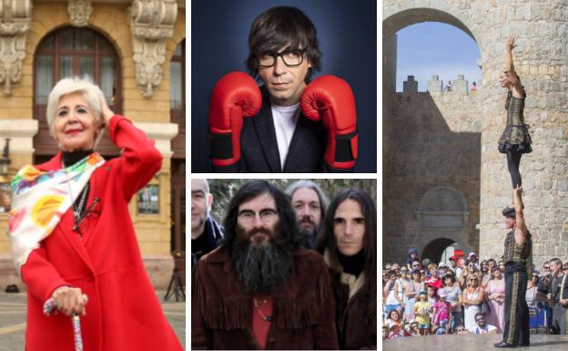 Lo último de Concha Velasco o el festival de circo en Ávila, este fin de semana en Castilla y León