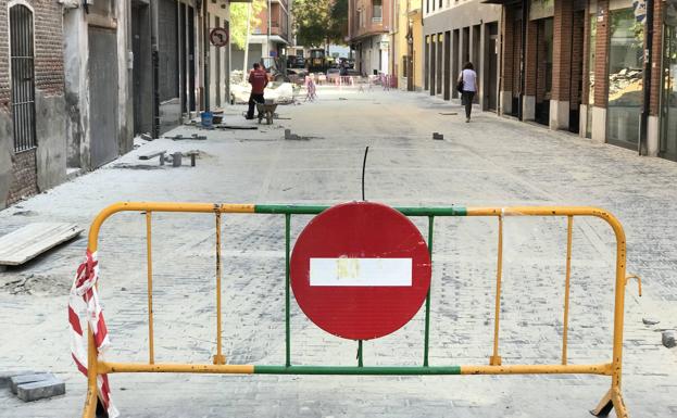 La calle Ramón y Cajal de Medina del Campo se abrirá al tráfico el 31 de agosto