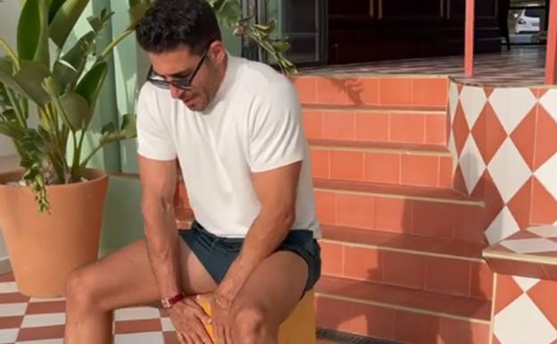 Miguel Ángel Silvestre enseña, sin intención, más de la cuenta en las redes sociales