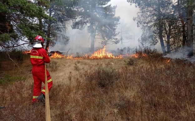 Controlado el incendio del Páramo de Masa, que ha calcinado más de 70 hectáreas