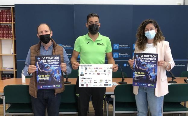 216 deportistas compiten el sábado en Frómista en el Triatlón Olímpico sin drafting