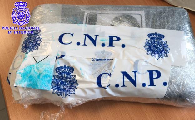 Detenido en Pajarillos con una tableta de cocaína de 1.130 gramos