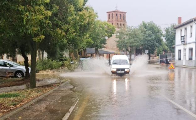 La borrasca deja en Villafrechós 15 litros en 20 minutos