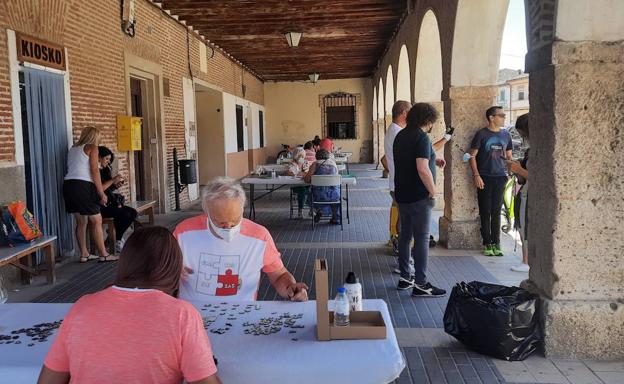 Un puzle de 400 piezas en La Seca para conmemorar el V Centenario de la Guerra Civil de las comunidades