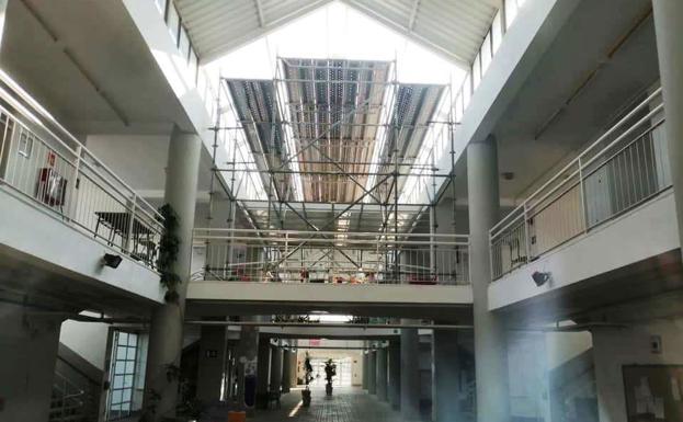 El CEIP Virgen de Sacedón de Pedrajas estrenará este curso cubierta y tuberías de agua