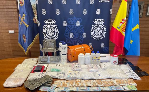 La Comisaría de Salamanca participa en la desarticulación de un grupo que distribuía cocaína en Asturias