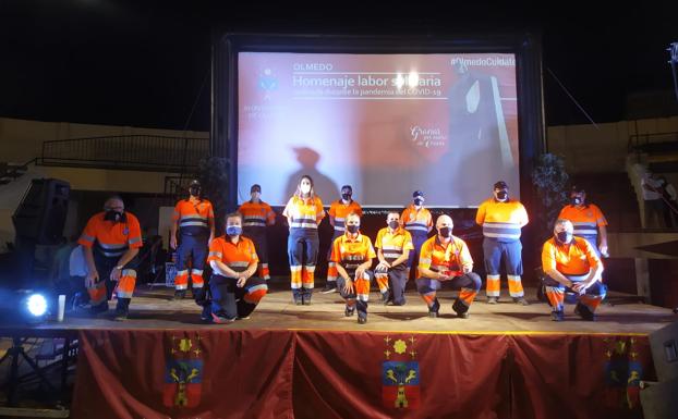 Olmedo homenajea la labor solidaria durante los tres meses de confinamiento