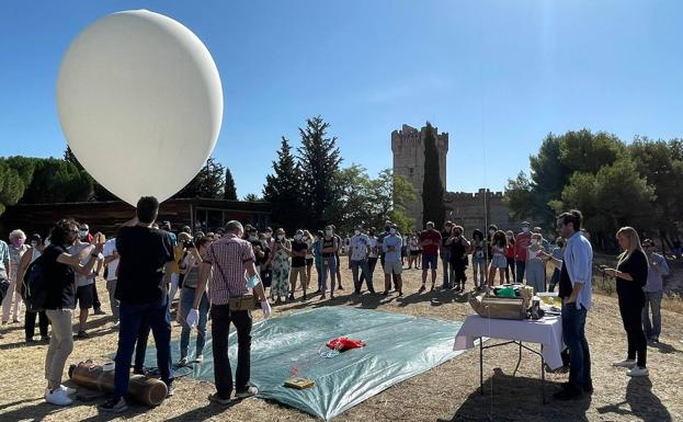 Medina del Campo manda a la estratosfera dos cápsulas para estudiar el magnetismo