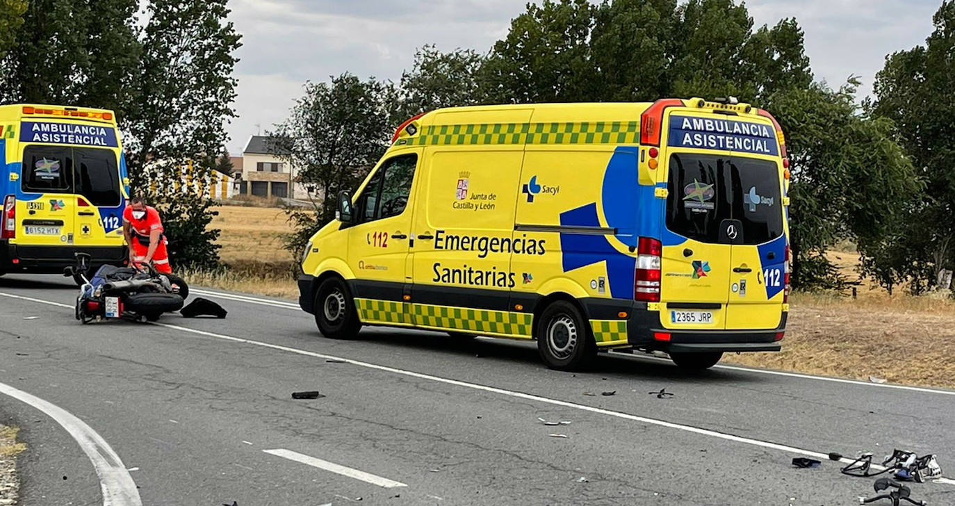 Accidente en el cruce de Martín Miguel