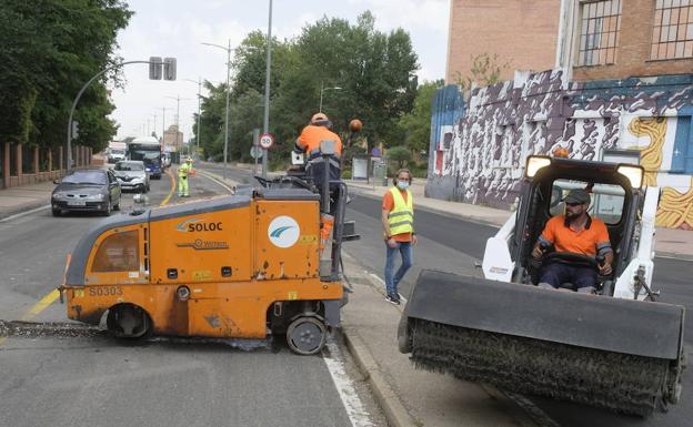 Inicio de semana con cortes en la avenida de Gijón y en la calle San Lorenzo
