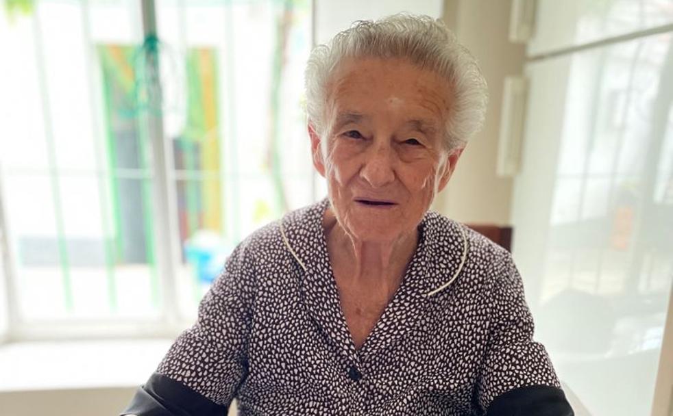 Ubalda Fraile Sánchez, 101 años y como una rosa