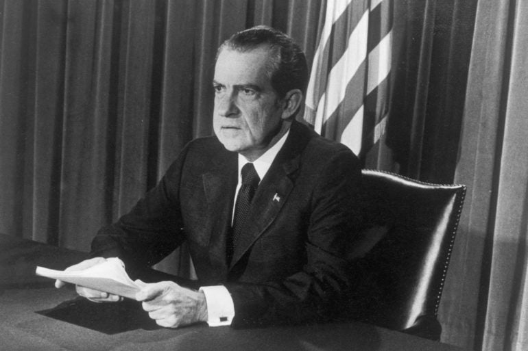 1974: el periodismo de investigación tumba a Richard Nixon