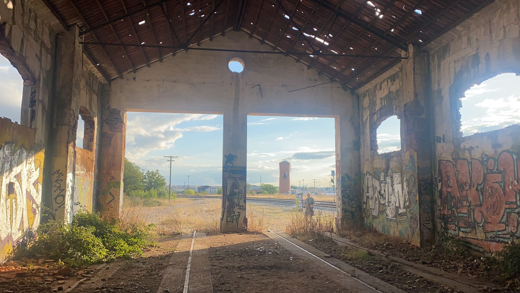 La estación fantasma de Aranda de Duero fue campo de concentración durante la Guerra Civil