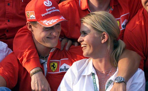 Corinna Schumacher habla del estado del piloto