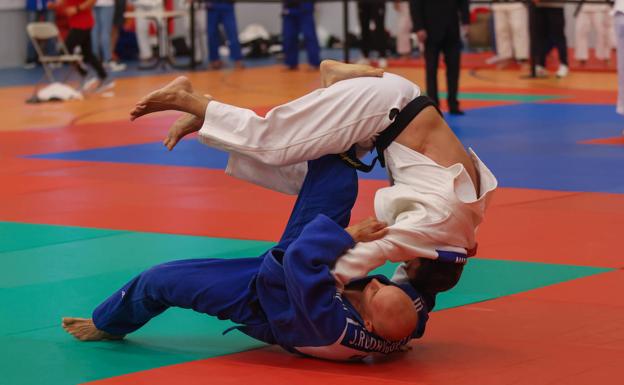 Joaquín Rodríguez e Israel Contador, campeones de España de veteranos de Judo