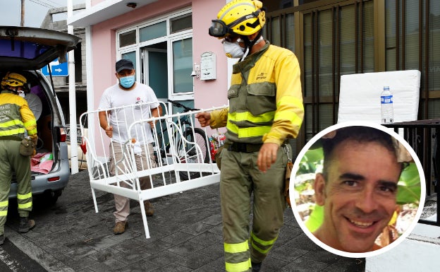 Francisco Javier García, vallisoletano en La Palma: «En diez minutos tienes que decidir qué salvar»