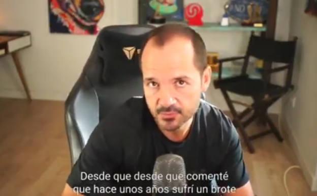 Ángel Martín recuerda que padeció un brote psicótico en 2017