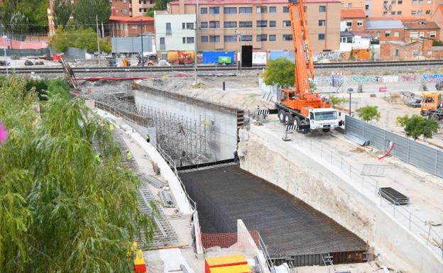 Nuevos problemas técnicos retrasan la construcción del túnel bajo la vía de Andrómeda en Valladolid