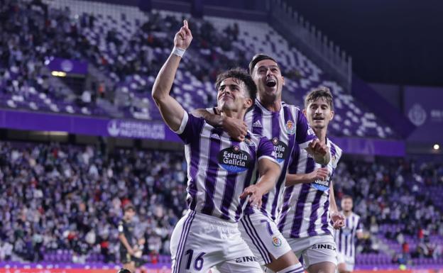 Aguado acaba con la sequía del Real Valladolid