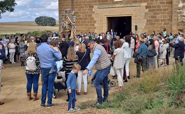 Aguilar de Campos celebra la Virgen de las Fuentes con procesión y varias actividades