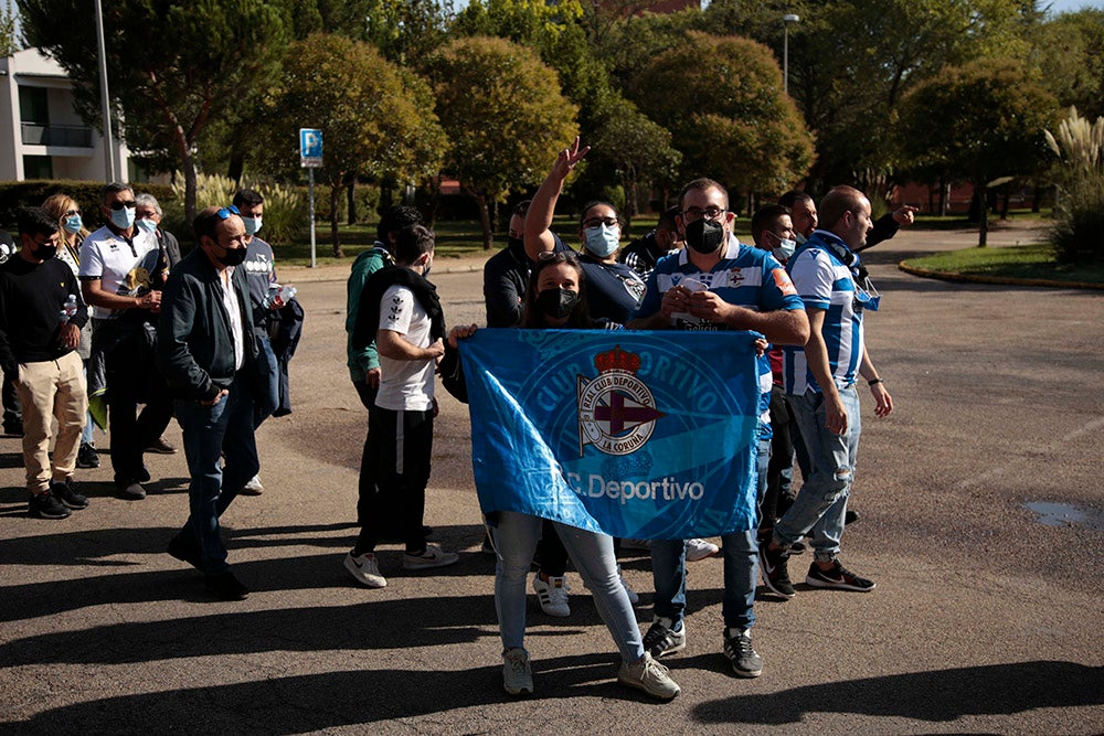 Afición deportivista en el Unionistas - Depor