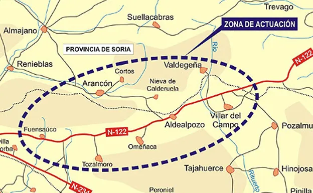 El ministerio de Transportes aprueba el tramo Fuensaúco-Villar del Campo de la A-15