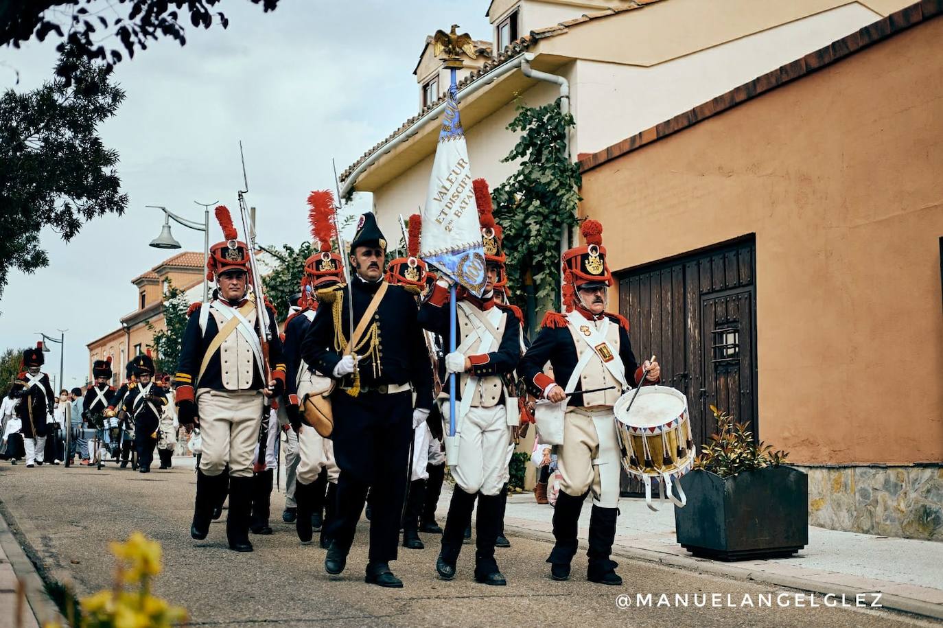 Recreación histórica de la captura de Wellington en Boecillo