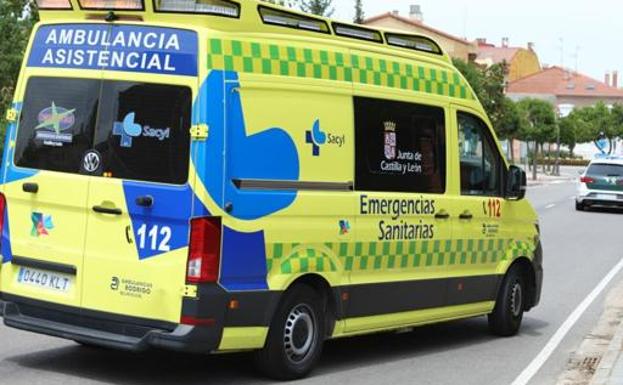 Heridos dos motoristas en Aranda de Duero