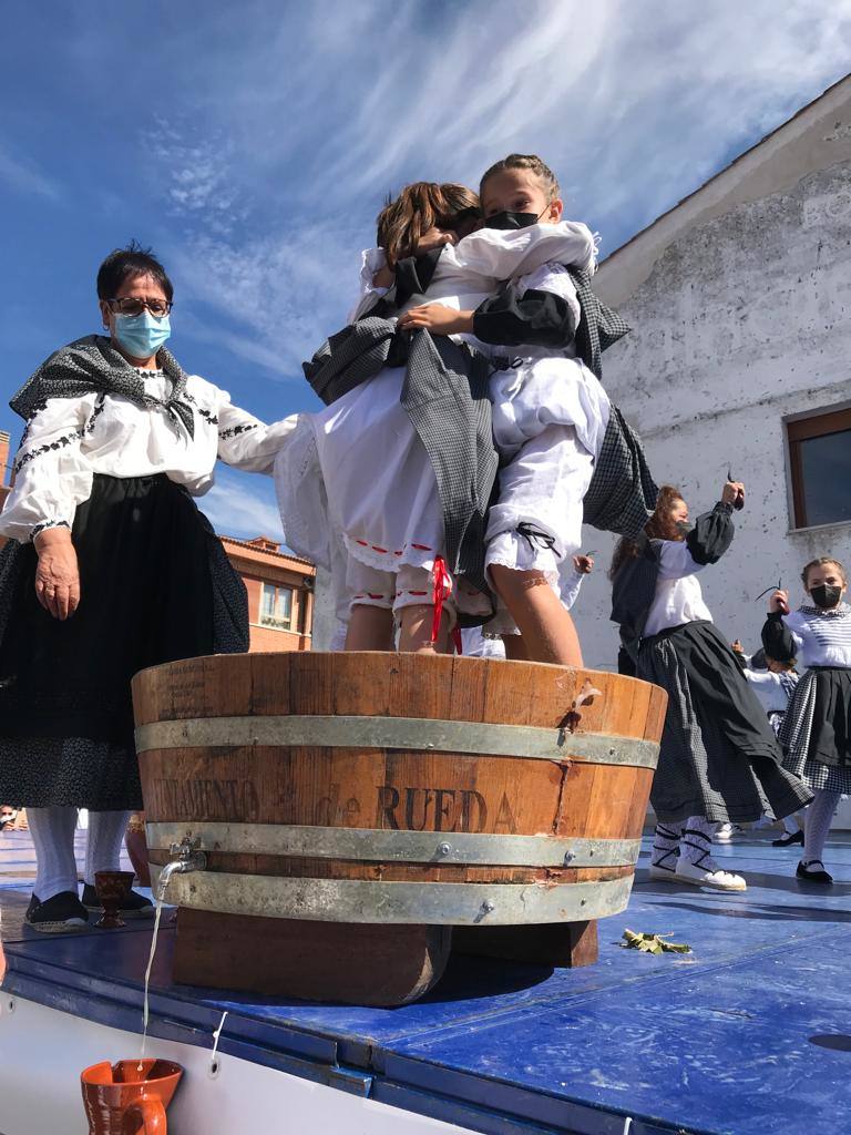 Fiesta de la vendimia, en Rueda