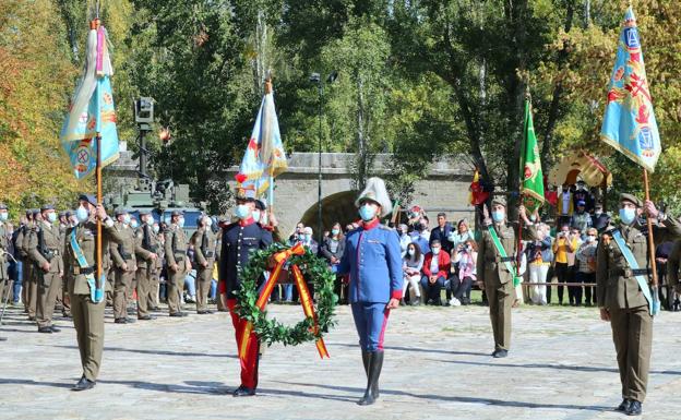 Torquemada se vuelca con el homenaje a la bandera nacional