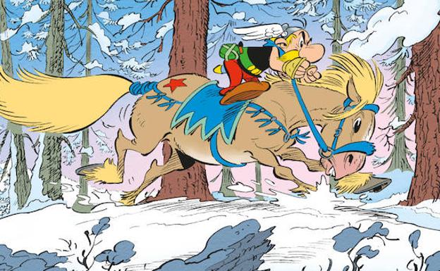 Así será la nueva aventura de Astérix: un viaje al frío este de Europa con la estética de las películas del oeste