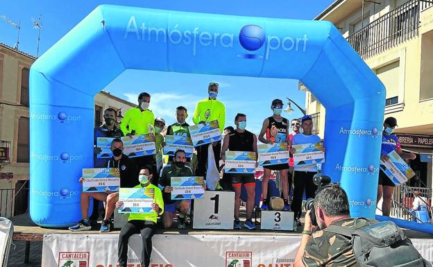 David Valentín y María Cano vencen en la Media Maratón de Cantalejo