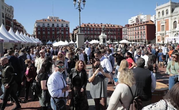 60.000 copas servidas certifican el éxito de 'Valladolid. Plaza Mayor del Vino'