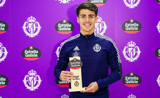 Aguado, con ganas de «transformar las buenas sensaciones» del Real Valladolid «en tres puntos» ante el Leganés