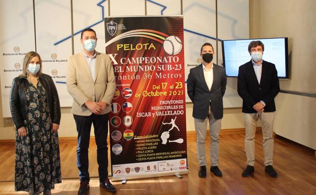 Íscar y Vallelado acogerán el Mundial sub-23 de Pelota en frontón de 36 metros