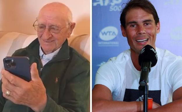 Su inolvidable 90 cumpleaños con la felicitación de Rafa Nadal