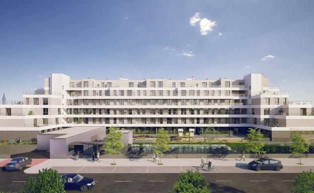 Nueva promoción con amplias terrazas junto al Canal de Castilla