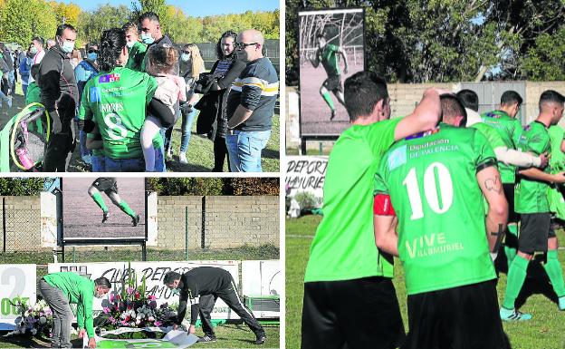 La última ovación para Andrés en el césped de Villamuriel