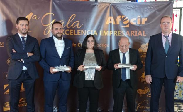 El empresariado de Ciudad Rodrigo disfruta de la primera gala de los premiso Afecir