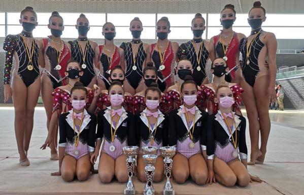 El Club Deportivo La Victoria cosecha seis medallas en Cigales