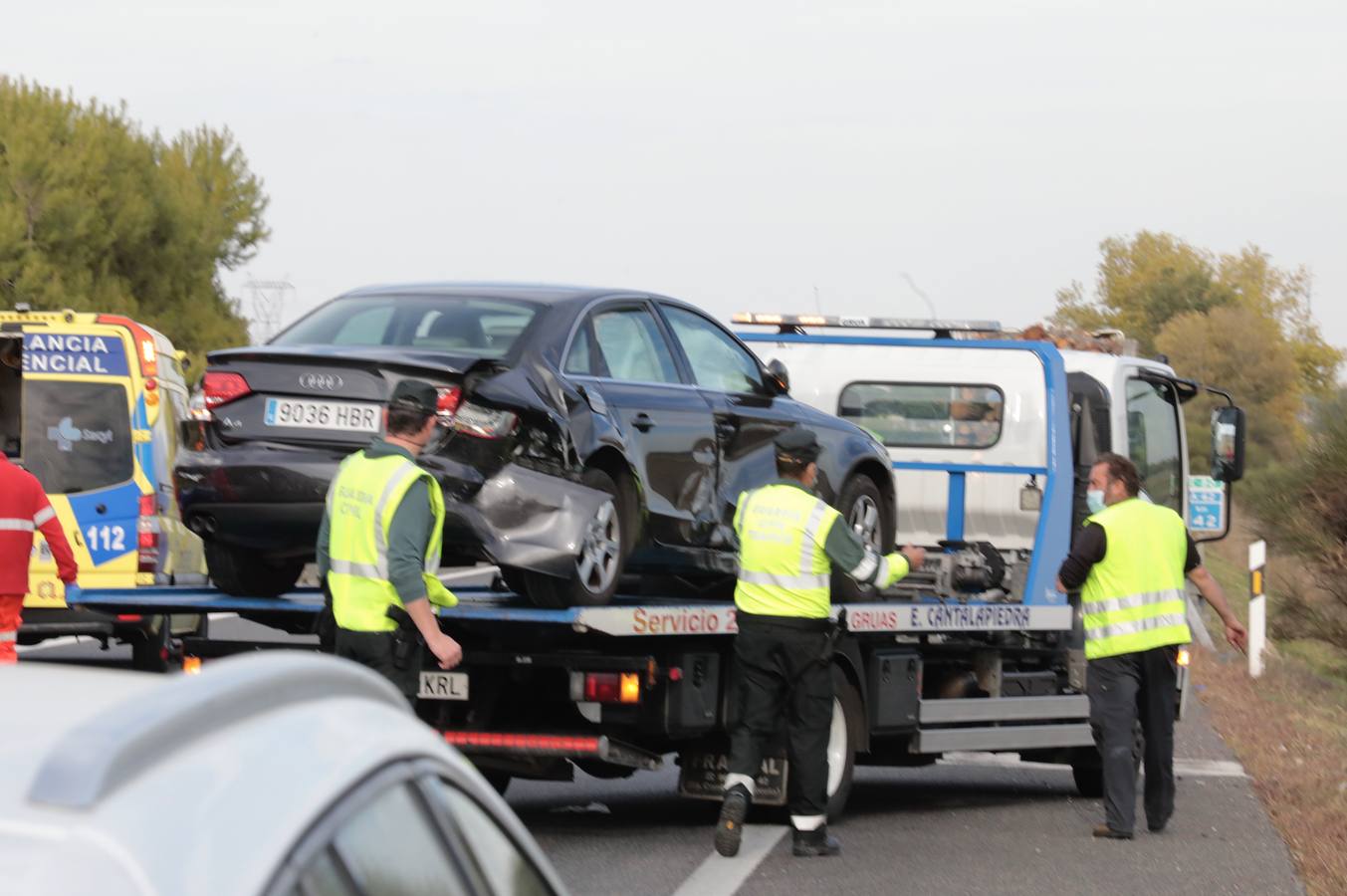 Accidente mortal en la A-62 entre Tordesillas y Geria