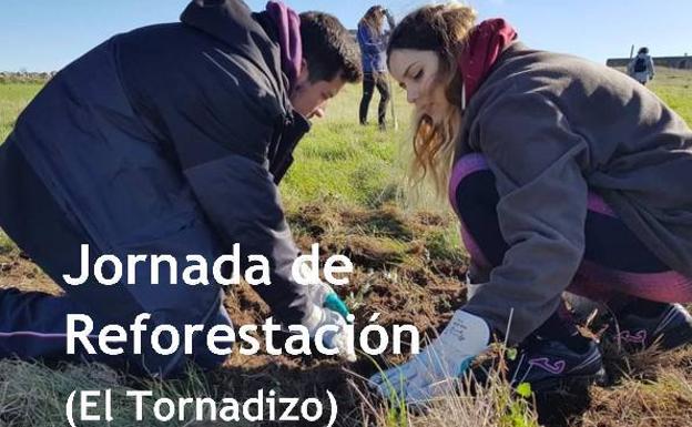 El Tornadizo acoge una nueva actividad de voluntariado del proyecto 'Canchales Serranos'