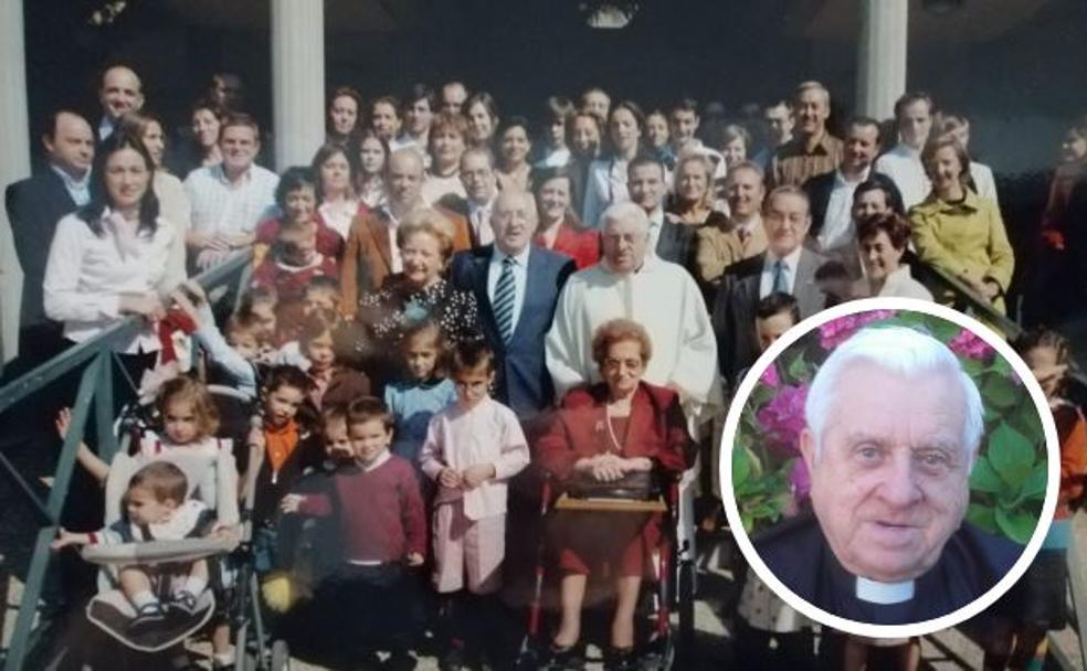 El cura con biznietos que fue pastor de Arturo Eyries