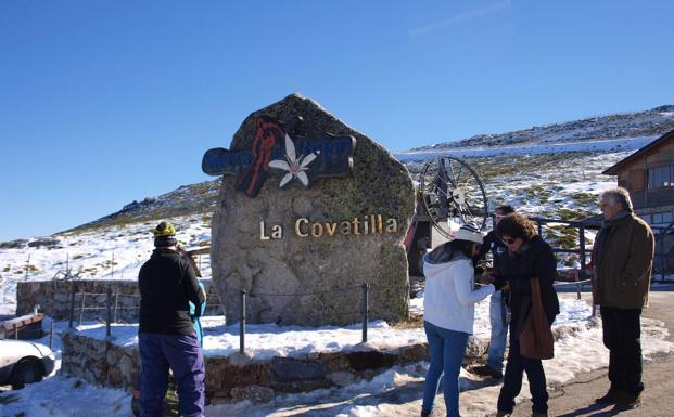 La estación de esquí de La Covatilla vuelve a registrar rachas de viento por encima de los 100 kilómetros por hora