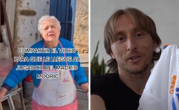 Modric envía un cariñoso mensaje a una fan zamorana de 80 años