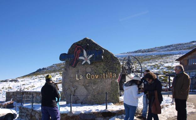 La Covatilla registra una de las temperaturas más bajas del país con -3,2 grados