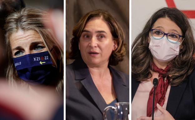 Díaz, Colau, Oltra y García protagonizan sin Podemos una cumbre de la nueva izquierda