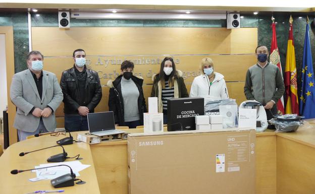 Los ganadores de la capaña de comercio de Carbajosa ya tienen sus premios