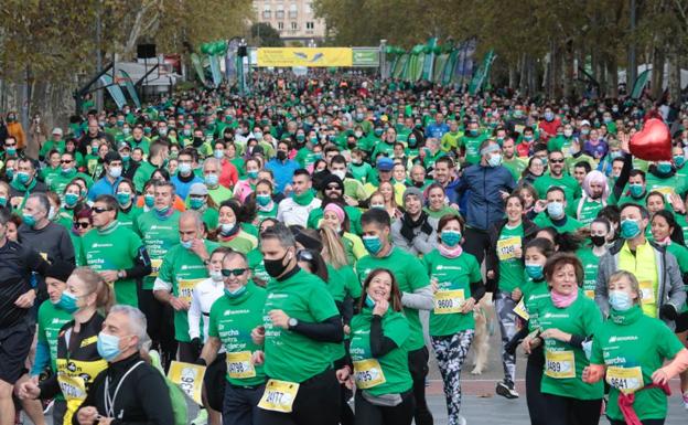 Una marea verde de 44.000 personas desborda Valladolid