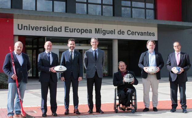 La UEMC redobla su apoyo a cinco equipos deportivos de élite de Valladolid